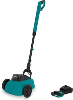 VONROC Mini Elektrische Grasmaaier 20V – 22 cm – Maaien en mulchen in één - Drie instelbare maaihoogtes: 30mm, 40mm, 50mm –- Incl. reinigingstool - incl. 2.0Ah Accu en snellader — thumbnail 1