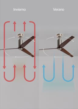 CREATE - Stille plafondventilator 45W Ø152 cm met optioneel sfeerverlichting - L - Sfeerlicht - Afstandsbediening - WIND FORMA — thumbnail 5