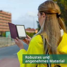 PocketBook Verse Pro e-reader Azure – 6 inch – 16 GB – waterdicht + Zwart Wit Ruiten Hoesje – voordeelbundel — thumbnail 2