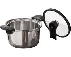Multicooker Stoofpot - Snelle Kookpot - Efficiënte Maaltijden - Duurzame Constructie - 20 of 24 cm - Veelkleurig