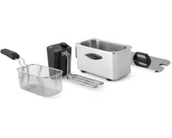 Elektrische Friteuse - Compact Frituurapparaat - Snelle Snacks Bereiden - Vaatwasmachinebestendig - 3.5 Liter Inhoud - Groen