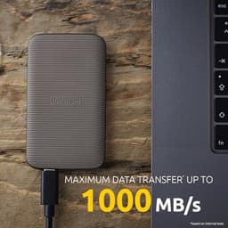 Externe 2 TB SSD met USB 3.2 Gen 2x1 - Supersnelle Gegevensoverdracht tot 1000 MB/s — thumbnail 3