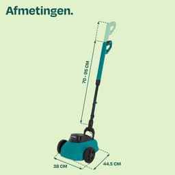 VONROC Mini Elektrische Grasmaaier 20V – 22 cm – Maaien en mulchen in één - Drie instelbare maaihoogtes: 30mm, 40mm, 50mm –- Incl. reinigingstool - Incl. 4.0Ah Accu en lader — thumbnail 5