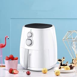 Airfryer Oven - Kleine Frituurpan - Gezond Koken - 80% Minder Vet - 1300W Vermogen - Wit — thumbnail 4