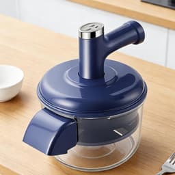 Automatische Schilmachine - Fruit Peller - Snel Fruit Voorbereiden - Stille Werking - 208 x 208 x 25 cm - Blauw — thumbnail 3