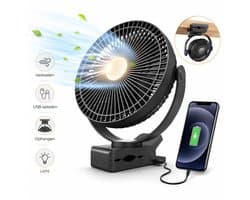 Pitt & Co. Tafelventilator – Oplaadbare USB Mini Ventilator – Stil & Draagbaar – Handventilator – 3 Snelheden – Compacte Luchtkoeler – Zwart