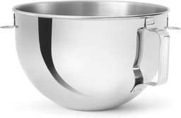 Mixkom RVS - Keukenmachine Kom - Bakken en Koken - 10% Meer Capaciteit - 5.2 Liter - Zilverkleurig — thumbnail 1