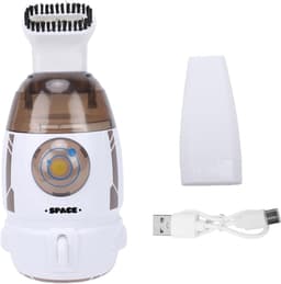 Mini Stofzuiger - Desktop Reiniger - Bureau Schoonmaken - Afneembare Stofbak - 55ml Capaciteit - Grijs — thumbnail 2