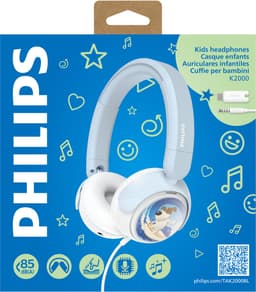 PHILIPS TAK2000BL/00 - Kinderkoptelefoon - 85 dB Veilig Luisteren - Audio Share - Ingebouwde Microfoon - Opvouwbaar - USB-C Adapter Inclusief - Licht Blauw / Wit — thumbnail 4