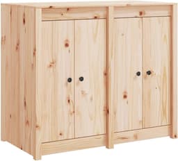 Buitenkeuken Kast - Tuinkast Opbergkast - Buiten Koken - Massief Hout - 109 x 57.6 x 14.5 cm - Houtkleur — thumbnail 3