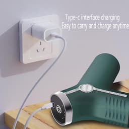 Massagepistool - Spierverlichter - Spierherstel - 6 Snelheden - 14 cm - Zwart — thumbnail 2