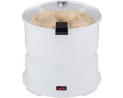 Elektrische Aardappelschilmachine - Groenteschiller Keukenmachine - Snel Groenten Schillen - Krachtige Koperen Motor - 0.8 kg Capaciteit - Wit