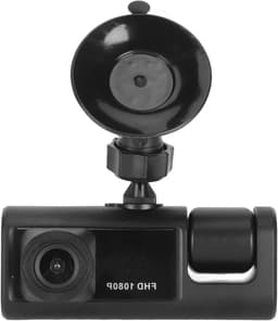 Dashcam Auto - Autocamera Rijcamera - Veiliger Rijden - 3-kanaals Opname - 2 inch LCD - Zwart — thumbnail 1