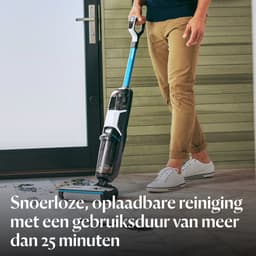 BISSELL CrossWave HF3 Draadloze Steelstofzuiger met Dweilfunctie - 2 in 1 Stofzuiger & Dweil - Vacuum Cleaner Zonder Zak op Accu - Lichtgewicht Vloerreiniger - Reinigingsmachine voor Harde Vloeren - tot 25 Minuten Gebruiksduur - 3598N — thumbnail 2