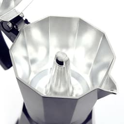 Elektrisch Koffiezetapparaat - Mokka Pot - Thuis Koffie Zetten - Hittebestendig Handvat - 300 ml - Zwart — thumbnail 3