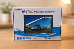 Gabrys® Draagbare scherm - groot scherm - HDMI Display - Portable Monitor - Beeldscherm - Premium - 10.1 Inch - 1024x600 - auto - vrachtwagen - Draagbare monitor - Draagbare scherm - Monitor voor bewakingscamera - mini TV - 1 jaar Garantie — thumbnail 2