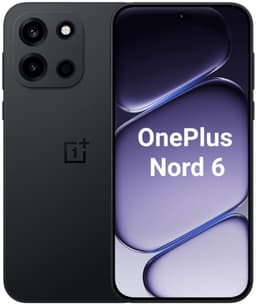OnePlus Nord 6 - 5G Smartphone - 8GB+256GB - 6.78" 165Hz AMOLED - 7500mAh - IP69K - Obsidian Black (Zwart) — thumbnail 1
