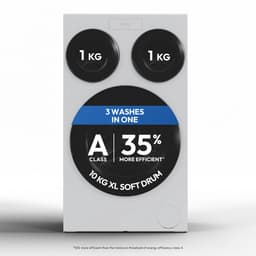 Candy MQD 410CBL9-S wasmachine 10+1+1 kg, drie trommels, 1330 tpm, energieklasse A — thumbnail 1