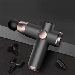Oneay Massagepistool, massageapparaat voor nek, schouders en rug met 22 snelheden, LED-touchscreen, diepweefselmassage, 4 massagekoppen voor sport/fitness/herstel. — thumbnail 3