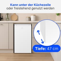 Bomann VS 7255 - Koelkast - Tafelmodel - 87 Liter - LED verlichting - Wit — thumbnail 3
