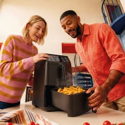 Seeger SuperFry Dubbele Airfryer - 11 Liter, 6 Kookprogramma's - 30°C–220°C - PFAS-vrij - Gestapelde lades - Voor 10 personen - Digitaal Touchscreen — thumbnail 4