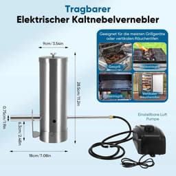 Seth Select BBQ Rookgenerator RVS – Cold Smoke Generator voor Koud Roken - RVS BBQ Smoker - Grill Rookmachine — thumbnail 2