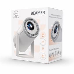 Organess Beamer - Home Cinema - 8k ondersteunend - Projector - besturingssysteem 14.0 - Projector Scherm - Wit — thumbnail 1