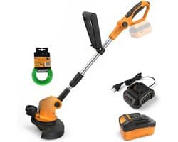 ZMR® Kantenmaaier - Grasmaaier - Accugrasmaaier - Oranje/Zwart - 100cm x 10cm x 10cm