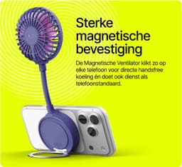 Fresh 'n Rebel Magnetic Fan - Vivid Violet — thumbnail 3