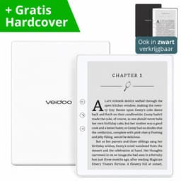 Haussgoods E-Reader – E-Ink – E-Book Reader – 6 inch – Inclusief Harde Cover & Stretch Band – Wit — thumbnail 1