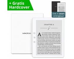 Haussgoods E-Reader – E-Ink – E-Book Reader – 6 inch – Inclusief Harde Cover & Stretch Band – Wit