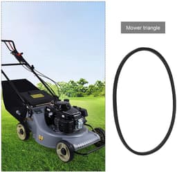 Dailygoods - Grasmaaier V-snaar - Aandrijfriem 2x - Rubber - Zwart - Compatibel met Mountfield en Champion - Voor een krachtige grasmaaierervaring — thumbnail 3