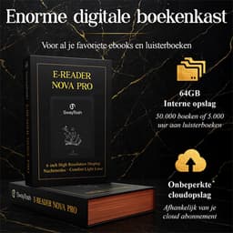 SwayTosh E-Reader Nova Pro – 6 inch 2025 – 64GB + Cloud Opslag – Ereader Met Luxe Hoes – Storytel-Ondersteuning – Schermverlichting en Nachtmodus – E Reader Voor Ebook & Luisterboeken – Met Oplader — thumbnail 5