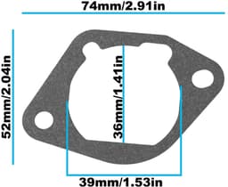 Dailygoods- Luchtfilter 4 Stuks - Grasmaaier Basispakkingen - Compatibel met Exmark/John Deere - Duurzaam Materiaal - Afdichting Motor - Grasmaaierfilter — thumbnail 3