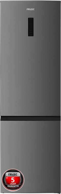Frilec BONN388-NFD-040AIN - Koelvriescombinatie - Zuinig A-Label - 201 cm Hoog - Display - Fast Freeze - Multiflow - 5 Jaar Garantie - 377L - No Frost - Inox — thumbnail 1