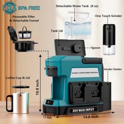 Draadloze Koffiemachine voor Makita — thumbnail 3