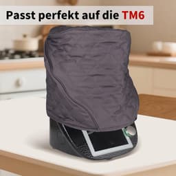 Keukenmachinehoes - Apparaatbeschermer - Apparaat Beschermen - Op maat Gemaakt - 26 x 35 x 45 cm - Grijs — thumbnail 4