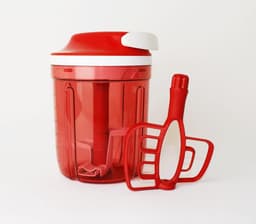 Keuken Multi-Chef - Nieuw design - Eten Bereiden - Vaatwasmachinebestendig - 1 Stuk - Rood — thumbnail 1