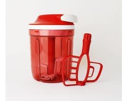 Keuken Multi-Chef - Nieuw design - Eten Bereiden - Vaatwasmachinebestendig - 1 Stuk - Rood