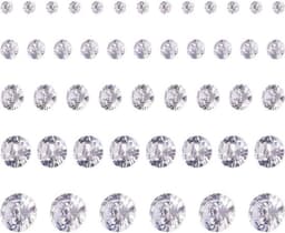 Set van 376 facet geslepen heldere zirconia stenen in 2mm tot 6mm voor nail art en sieraden maken, met diverse formaten voor creatieve toepassingen — thumbnail 1