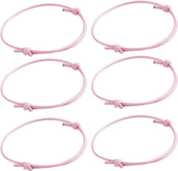 50 stuks handgemaakte Koreaanse gewaxte polyester armbanden in roze, verstelbaar en ideaal als vriendschapsarmbanden voor dagelijks draagcomfort — thumbnail 1