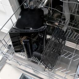 Heteluchtfriteuse Dubbele Kamer - Airfryer XXL - Gezond Frituren - 2 Kijkvensters - 102 Liter - Zwart — thumbnail 2