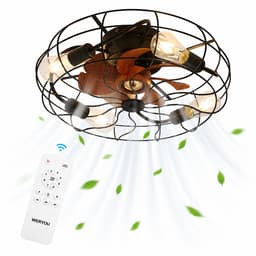 WERYOU® illuminAIR Plafondventilator - Plafonniere - Plafondventilator met Afstandsbediening - Plafondlamp - Plafond ventilator met Verlichting - Ventilator lamp — thumbnail 1