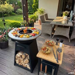 ASH Nova - Large - 3-in-1 Plancha BBQ met grillring - Buitenkoken - Plancha BBQ - Plancha Bakken - Zwart - Grillring — thumbnail 2