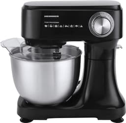 Heinner Keukenmachine 600W – 3,5L RVS Mengkom – 12 Snelheden – Pulse-functie – Planetaire Mixer – Zwart – Inclusief Klopper, Kneedhaak — thumbnail 1