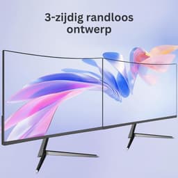 FlexVer® Curved Monitor - Beeldscherm - Computer - 24 Inch - Zwart — thumbnail 4