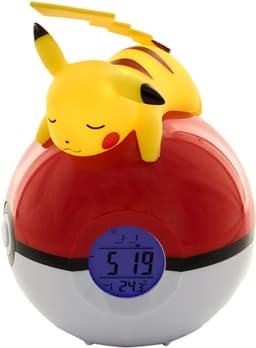 Teknofun Pokémon Pikachu - FM wekkerradio met LED nachtlamp — thumbnail 1