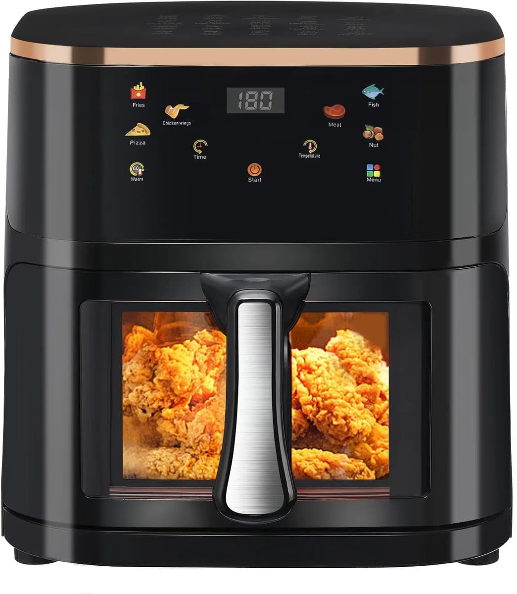 Seth Select Airfryer Oven 9L – Digitale Luchtfriteuse met Display – 6 Programma’s – Kijkvenster & Vaatwasserbestendige Mand — afbeelding 1