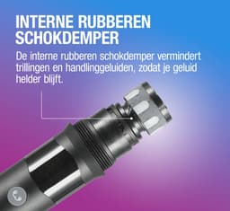 Fresh 'n Rebel Draadloze Microfoon set - Bluetooth Karaoke Set met 2 Microfoons - 25 uur Accu - Ruisvrij Signaal - Geschikt Voor Party Speakers - Storm Grey — thumbnail 4