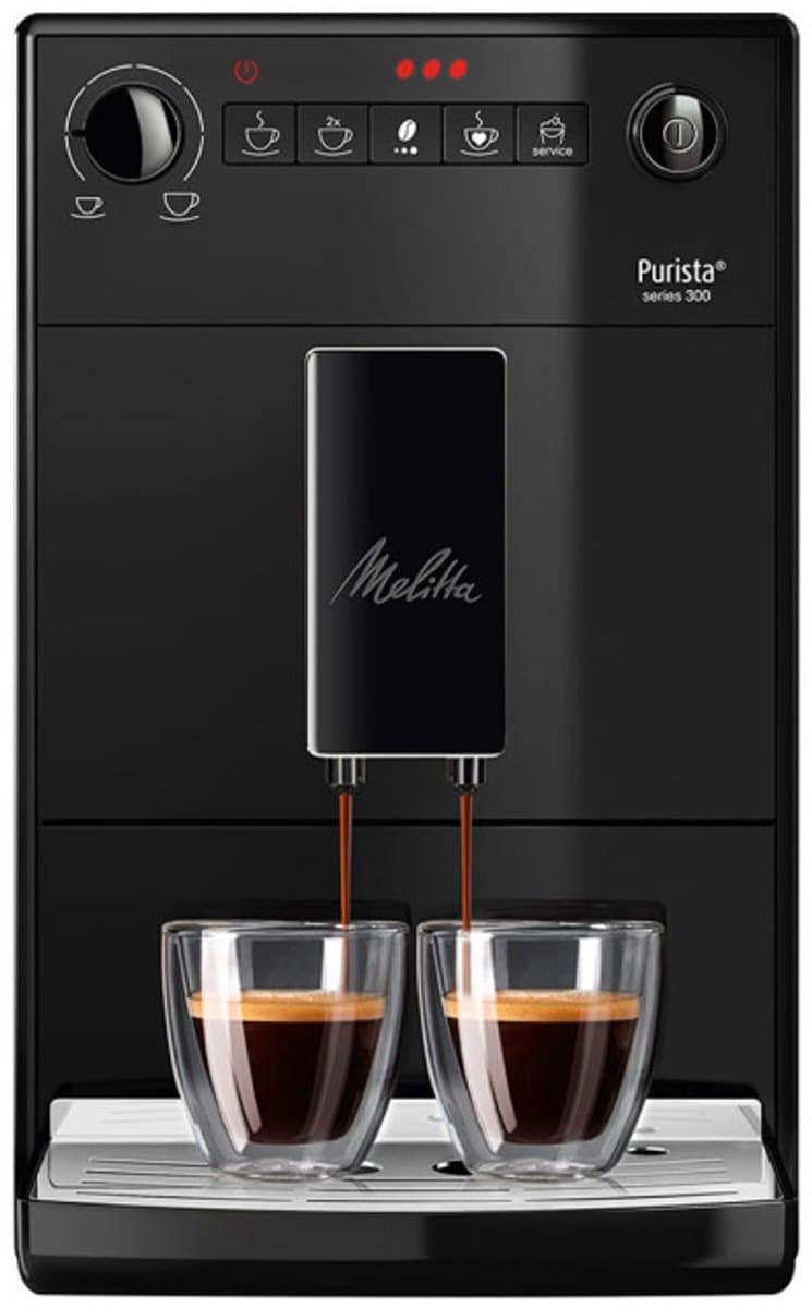 Melitta Purista F23/0-002 - Volautomatische espressomachine - Pure zwart — afbeelding 1